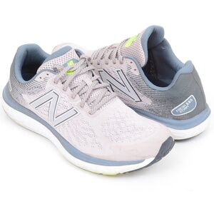 New Balance Fresh Foam 680v7 Grey Running Shoes Men's 9 Wmns 11 Low Top Sneakers